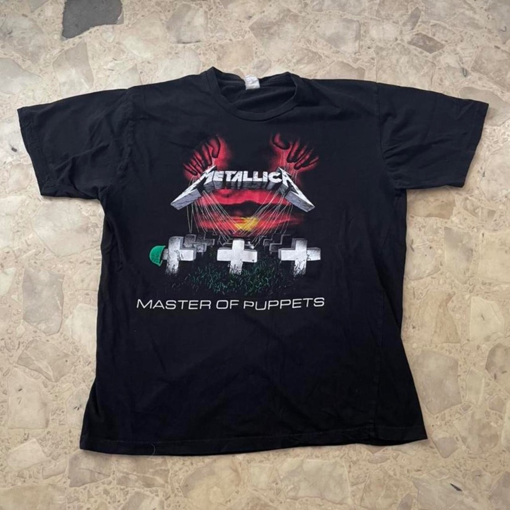 Vintage T-Shirt Metallica Master of Puppets Large 2000s Metal
